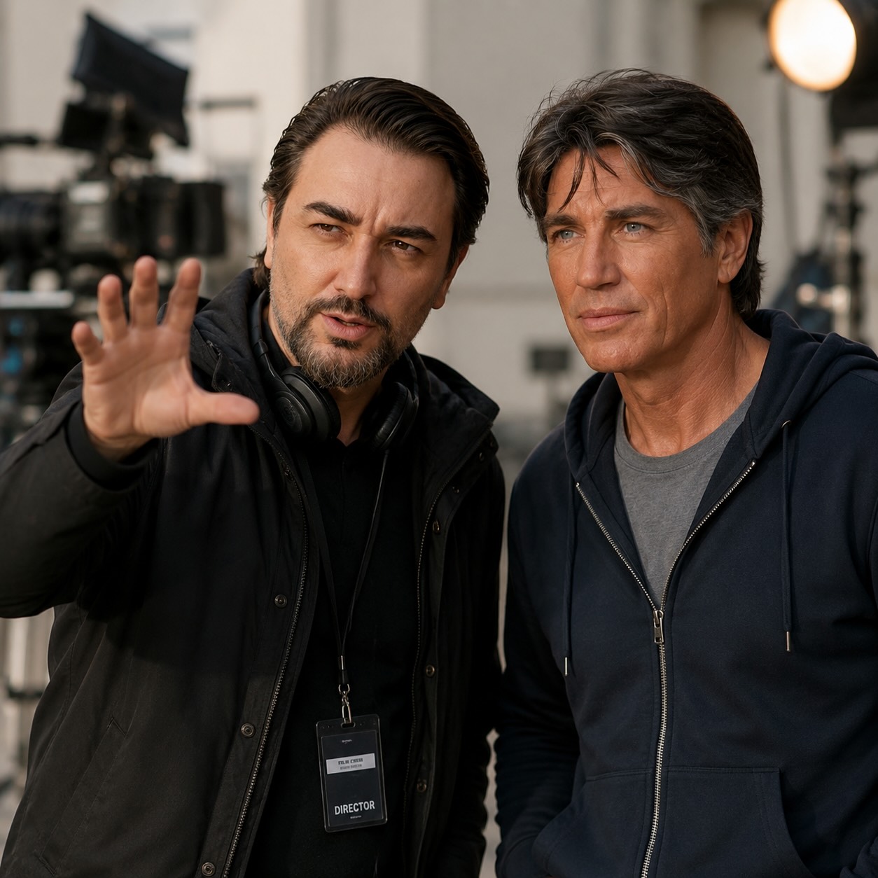 Erdem Çetinkaya and Eric Roberts